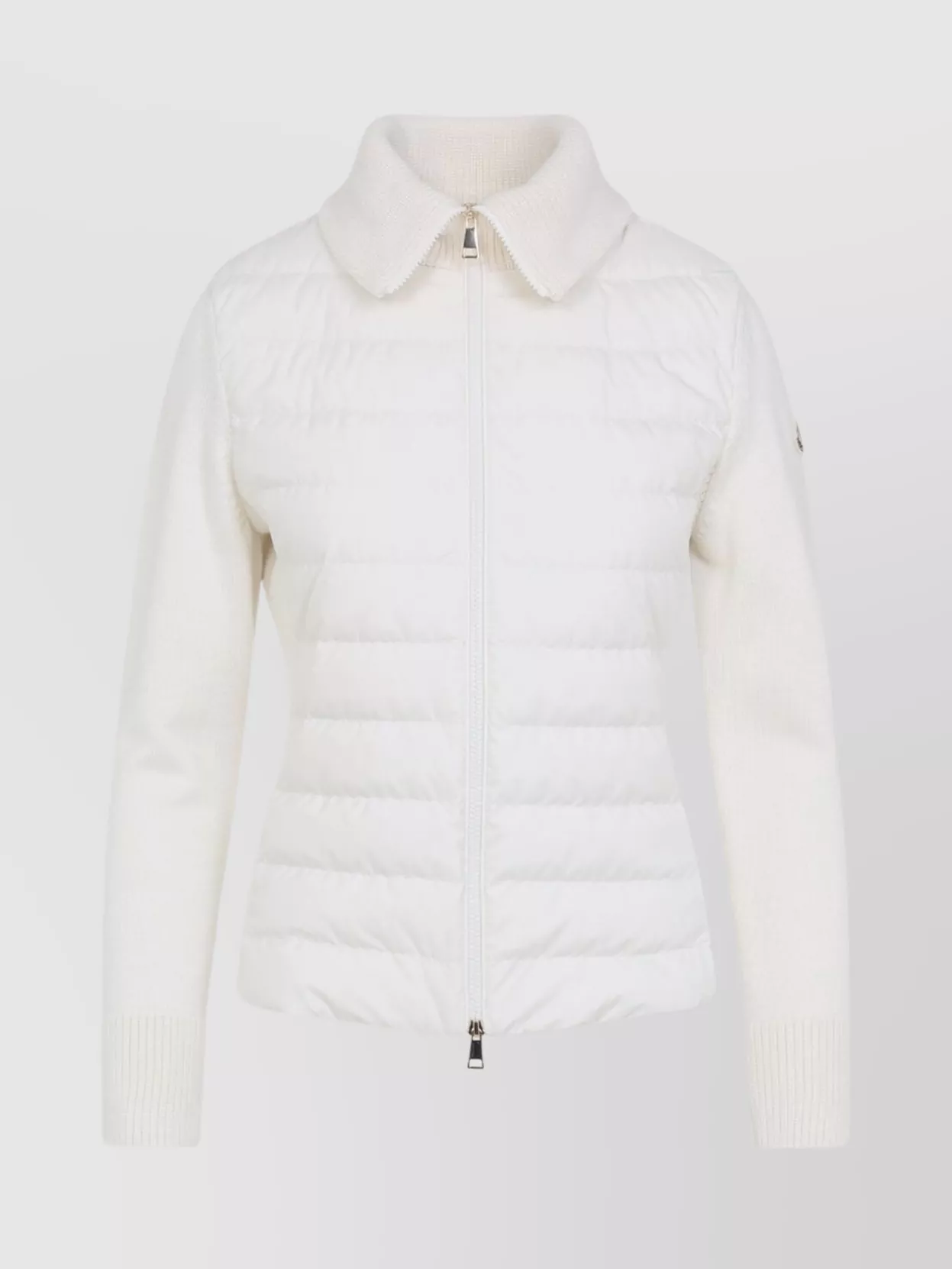 Moncler Quilted High Collar Ribbed Cuffs Jacket