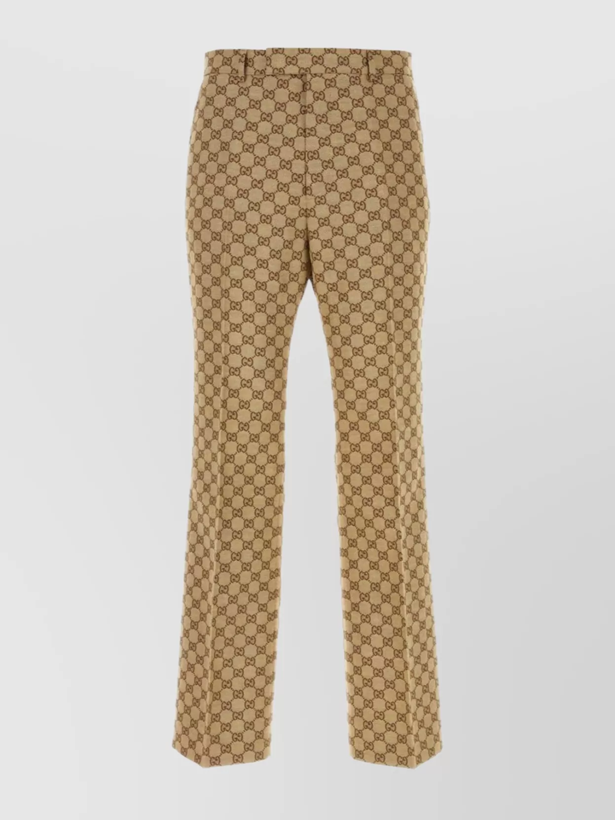 Shop Gucci Printed Supreme Fabric Pant With Belt Loops