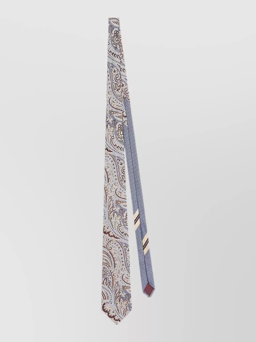 Dries Van Noten silk printed tie