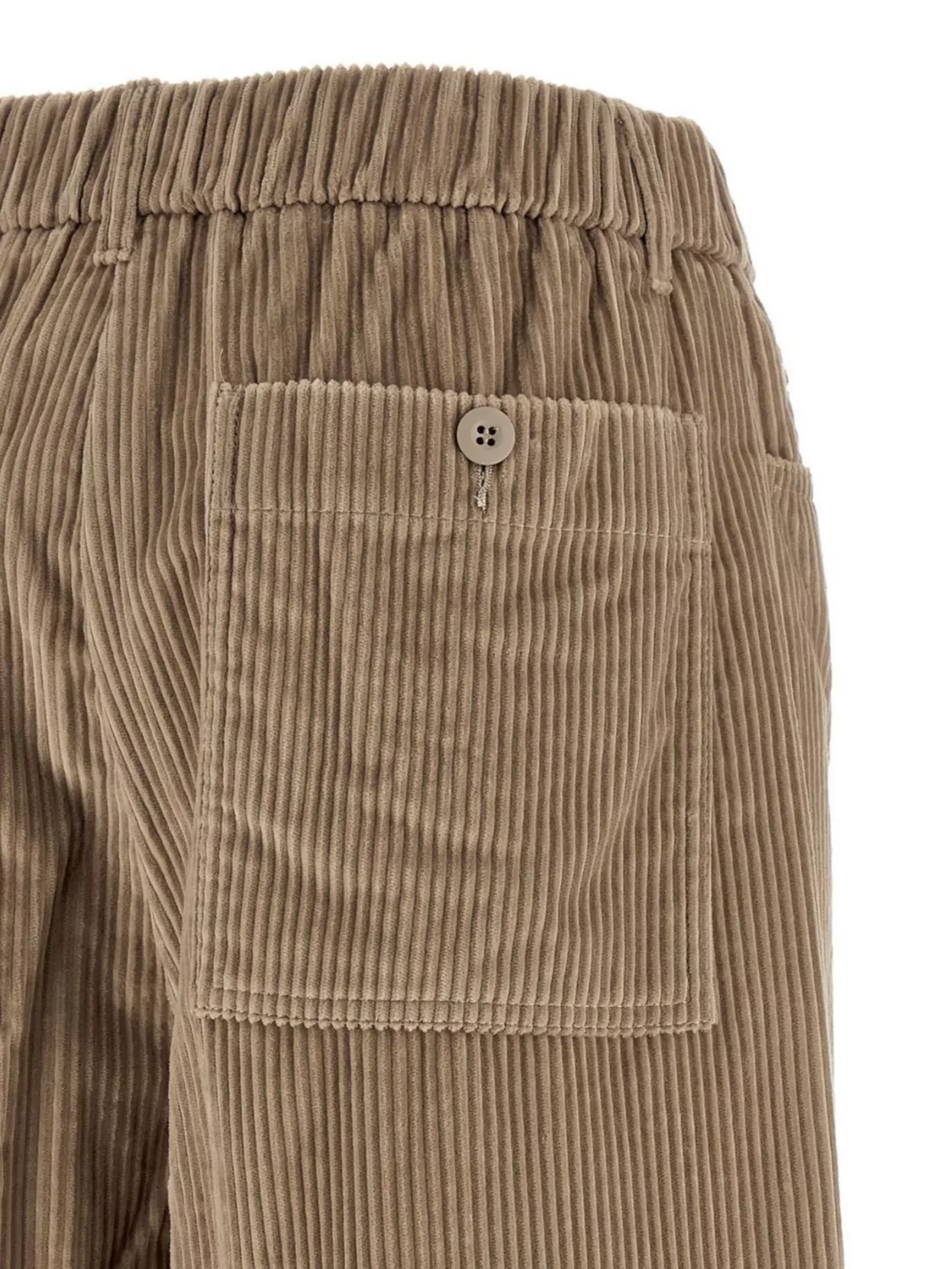 Weekend Max Mara Corduroy Trousers With Elastic Waistband And Pockets