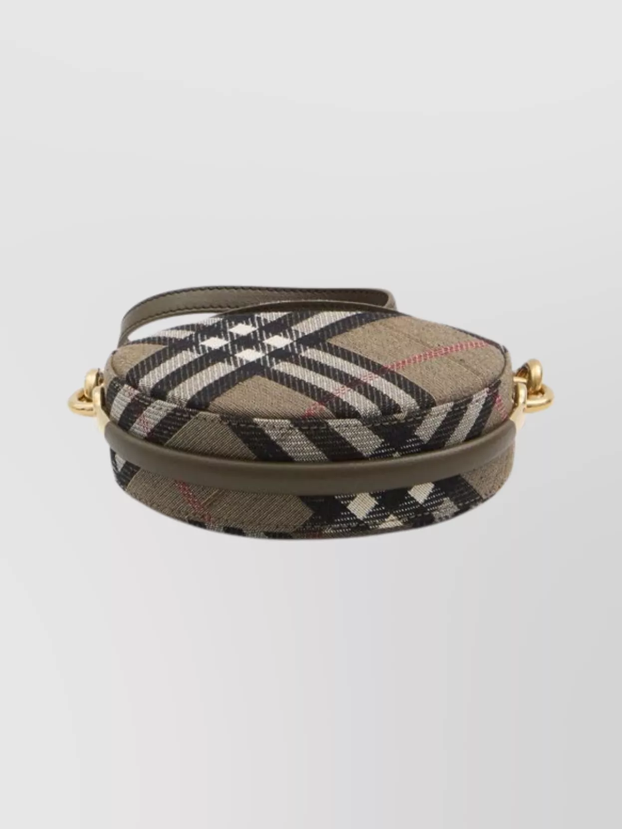 Burberry Womens Brush Bridle Cotton-blend Clutch Bag In Brown
