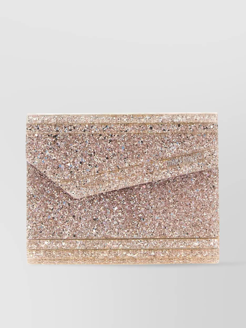 Jimmy Choo Sparkle Chain Envelope Clutch
