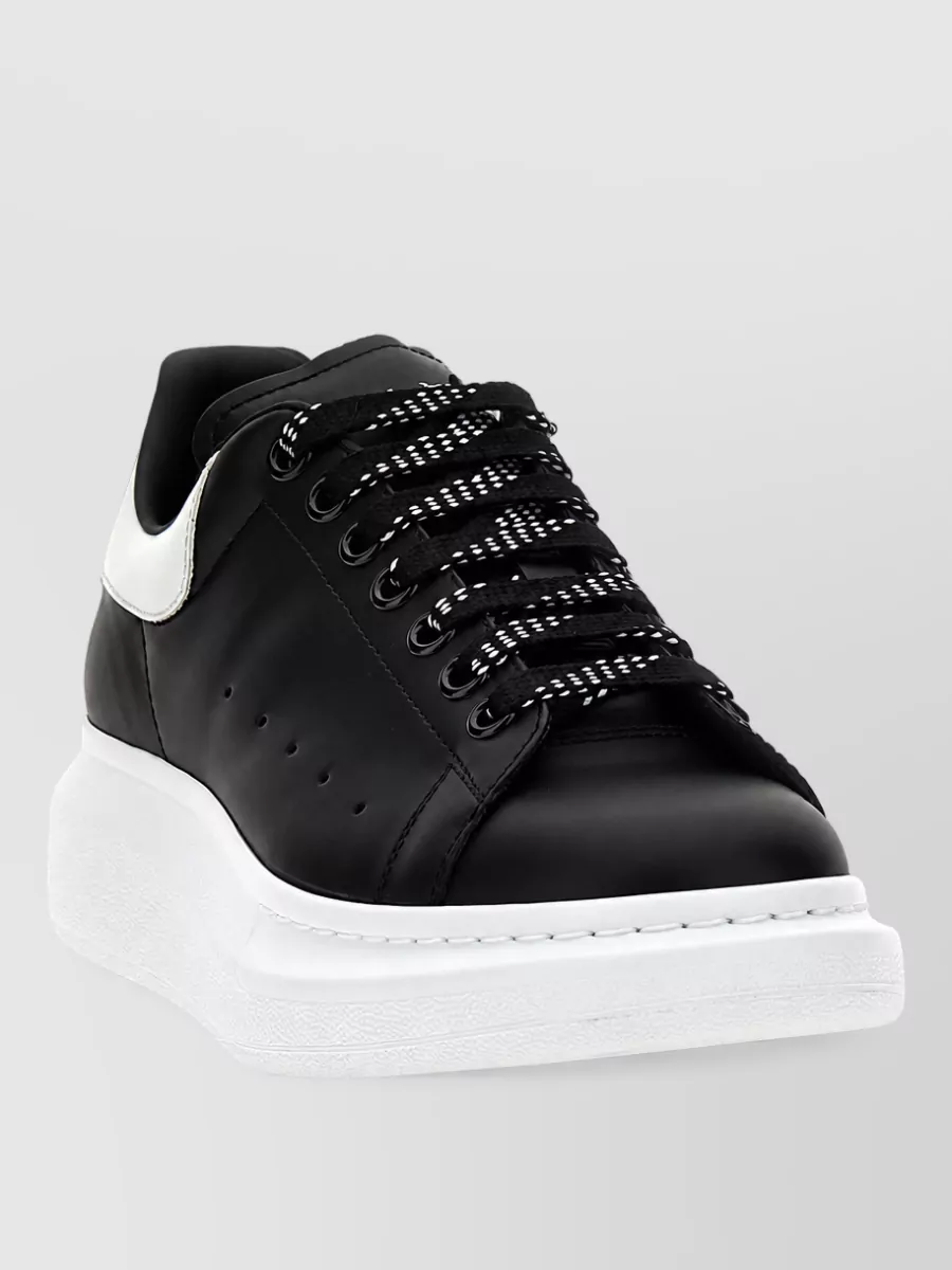 Mc Queen Leather low-top sneakers
