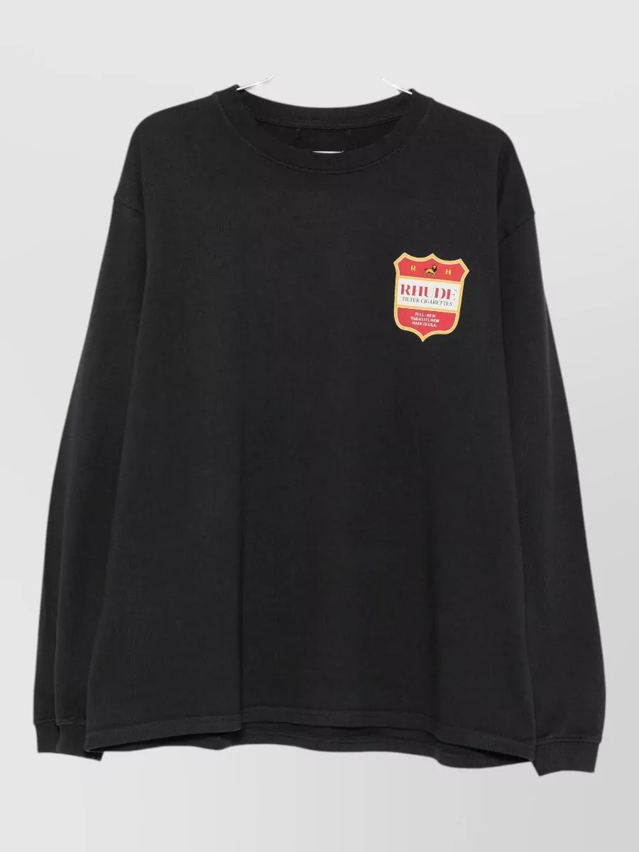Rhude printed cotton long-sleeve t-shirt