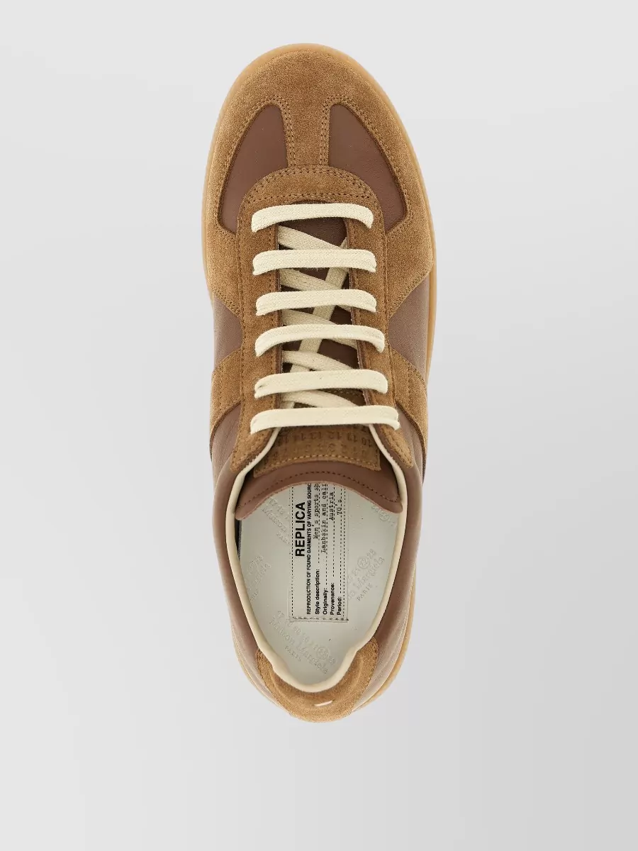 Maison Margiela Low Top Sneakers Round Toe Rubber Sole