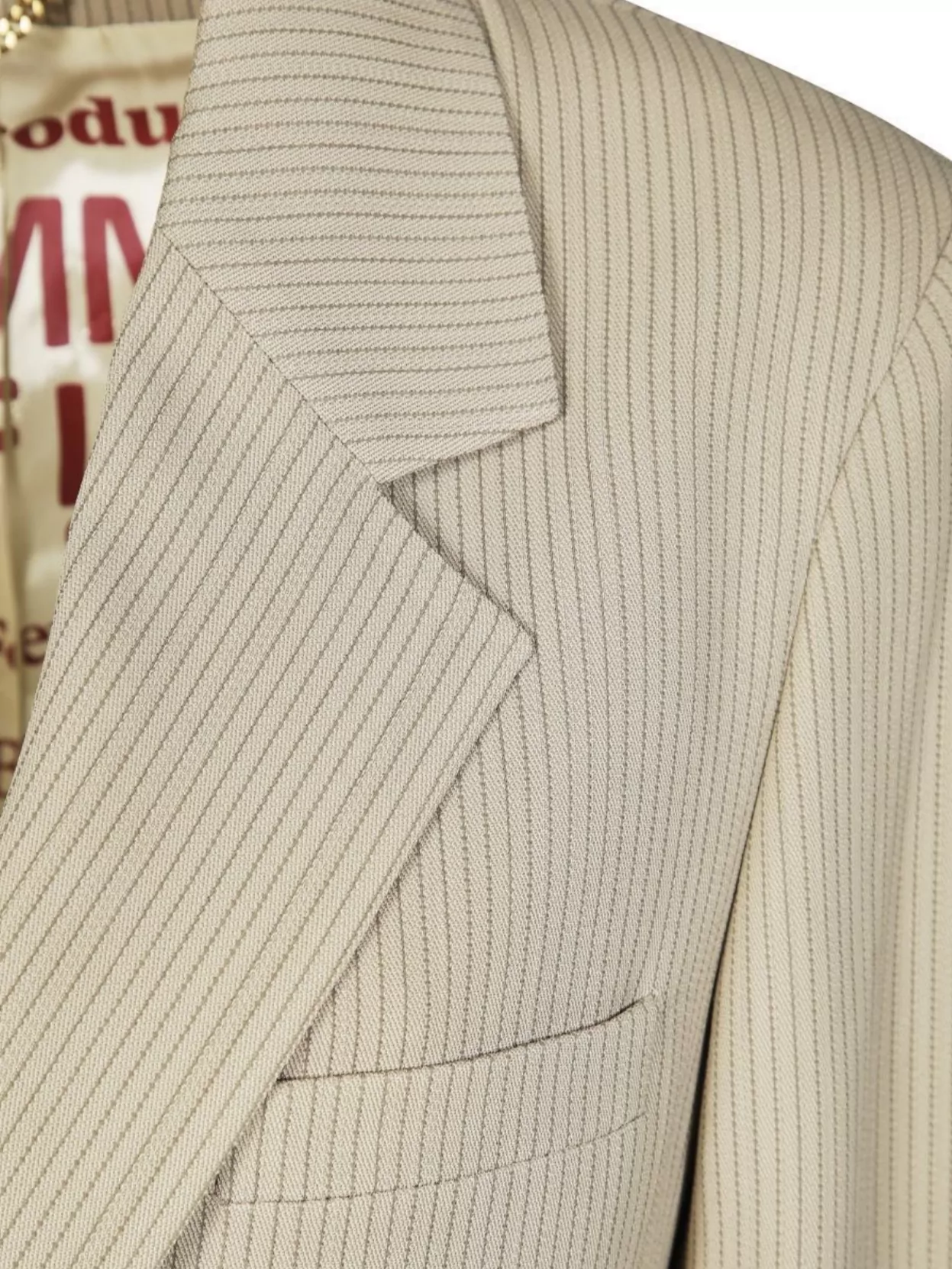 Golden Goose Pinstripe Viscose Over Jacket Maia