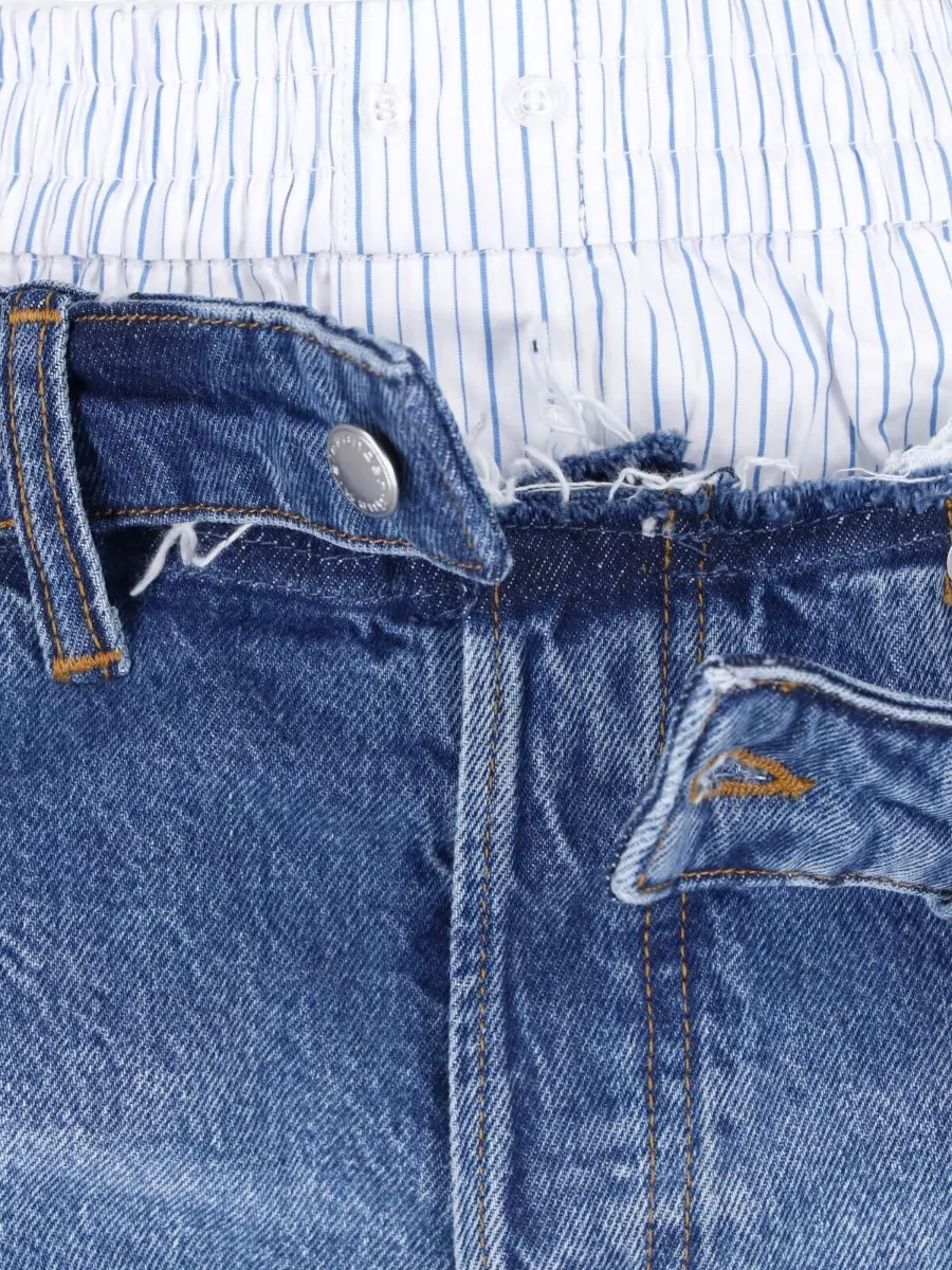 Alexander Wang Denim Mid-Rise Short Shorts