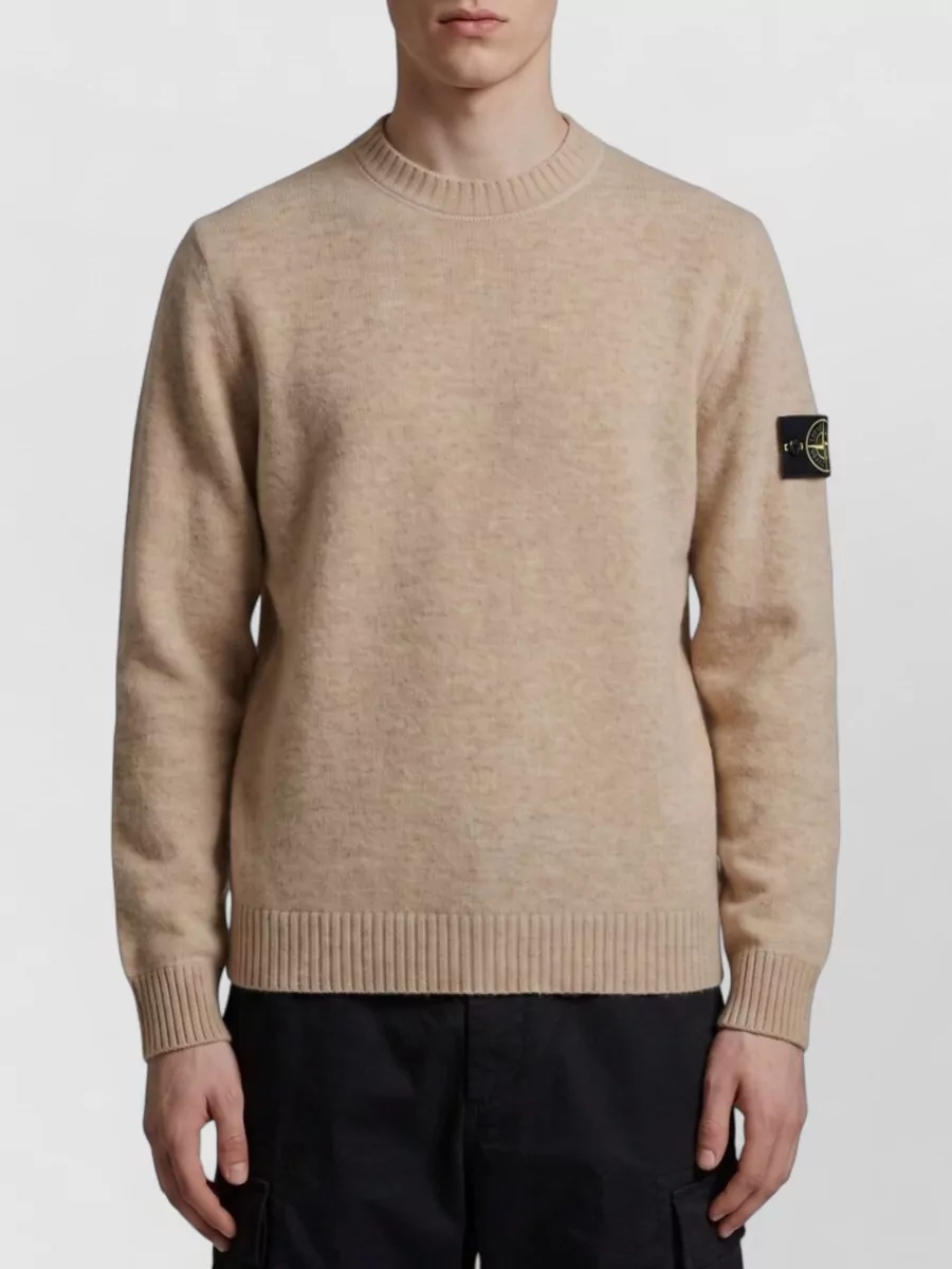 Stone Island alpaca wool crew-neck jumper