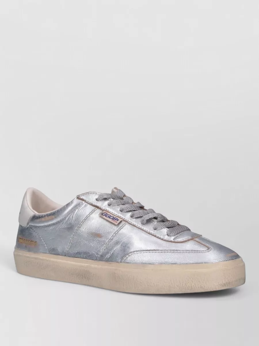 Golden Goose leather low top lace-up shoes