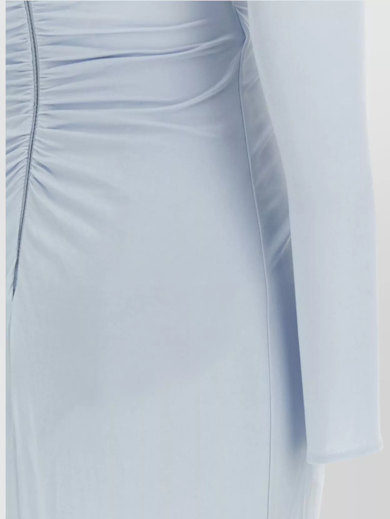 Elisabetta Franchi 'Front Ring Detail' High Neckline Dress