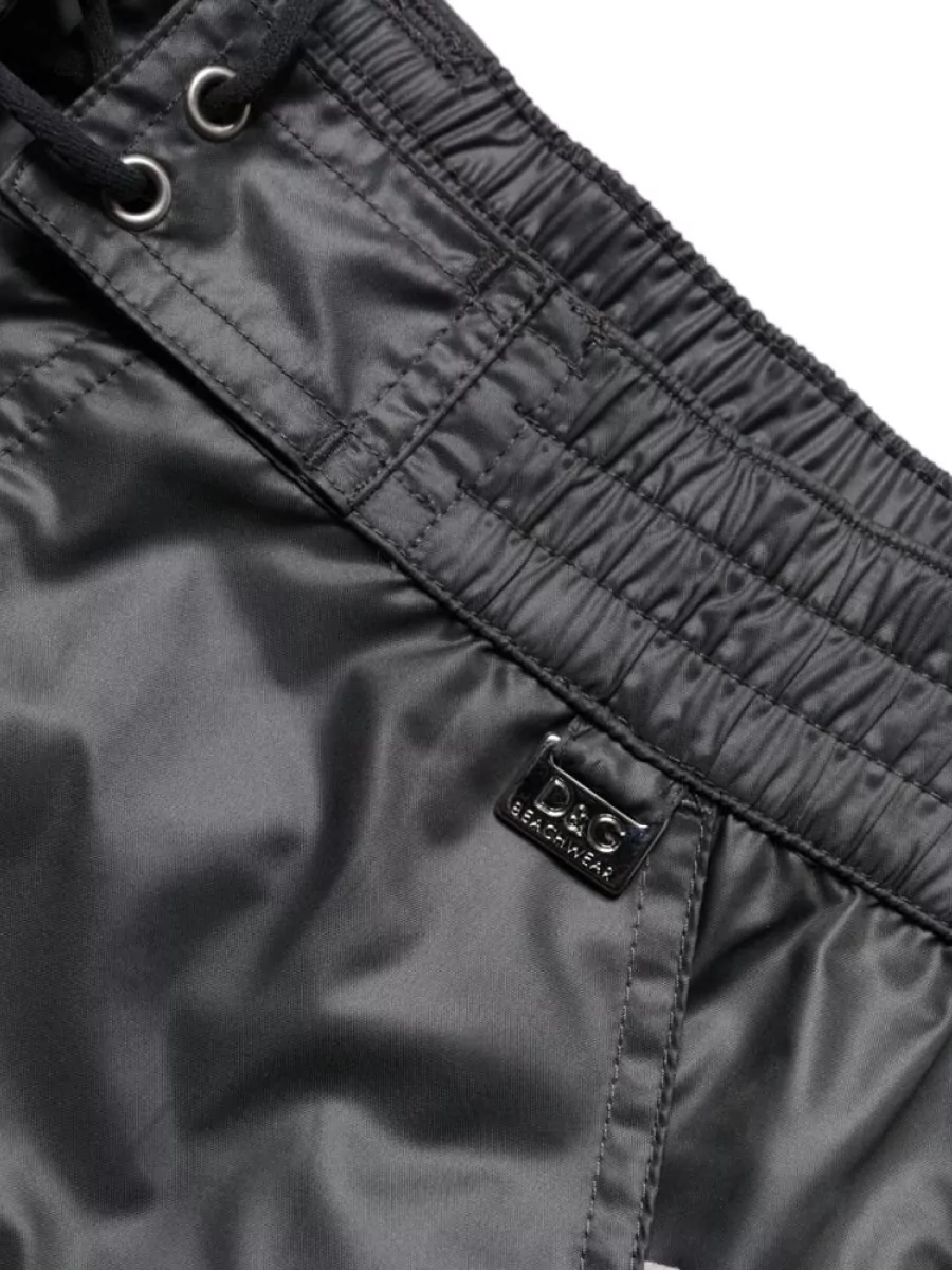 Dolce&Gabbana Polyester Knee-Length Swim Shorts