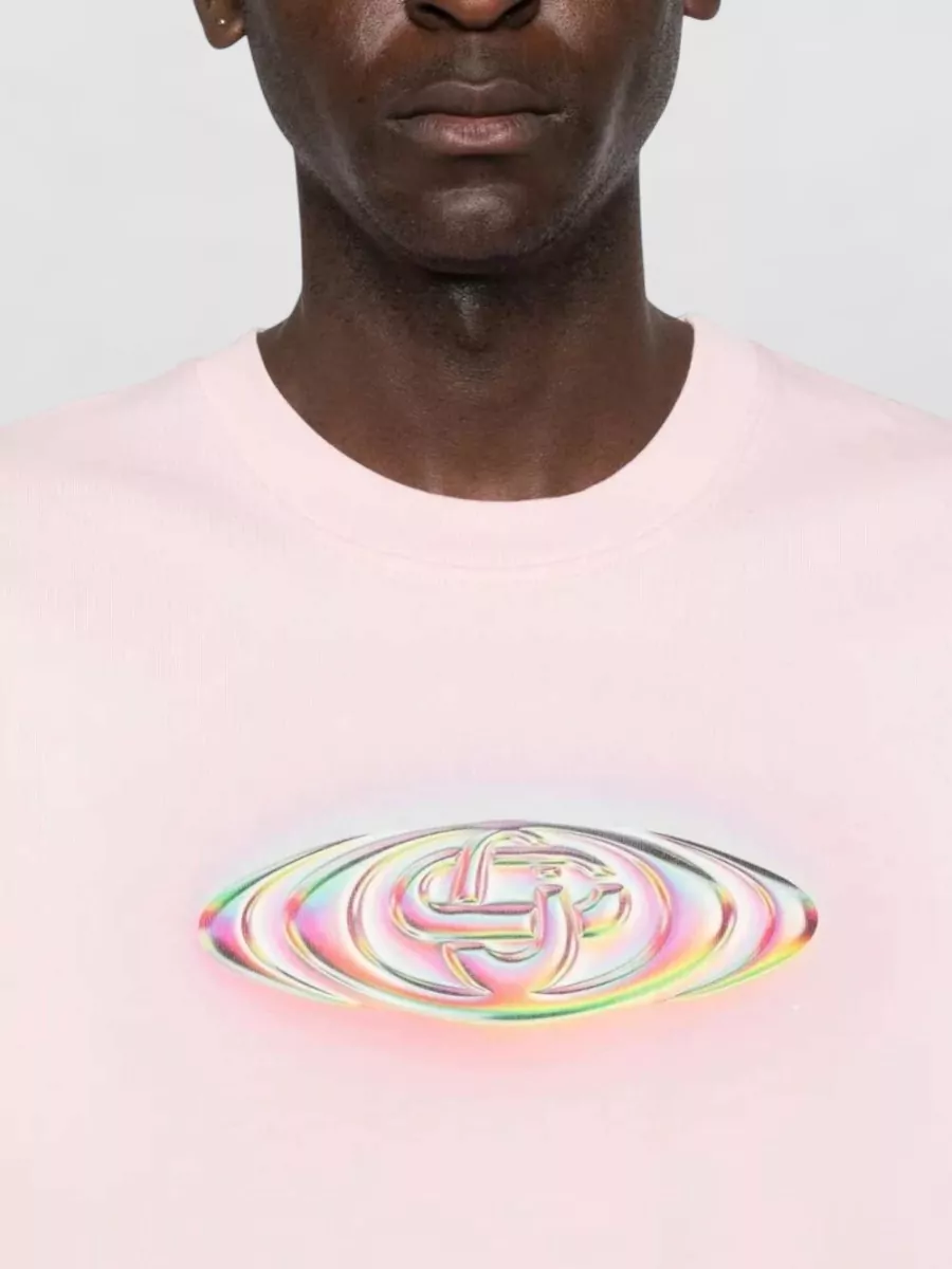 Casablanca Logo Print Short-Sleeve T-Shirt