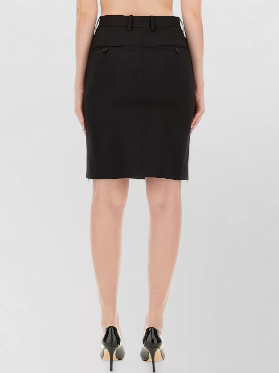 Helmut Lang Wool Pencil Skirt