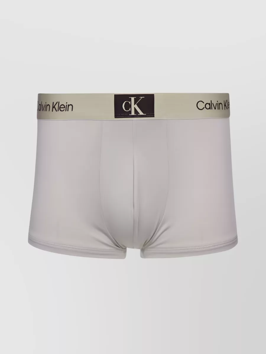 Shop Calvin Klein Pack Of Three Logo Waistband Boxers In Pastel