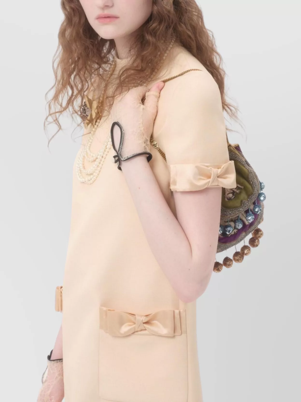 Valentino Garavani Knee Length Dress With Bow And Pockets