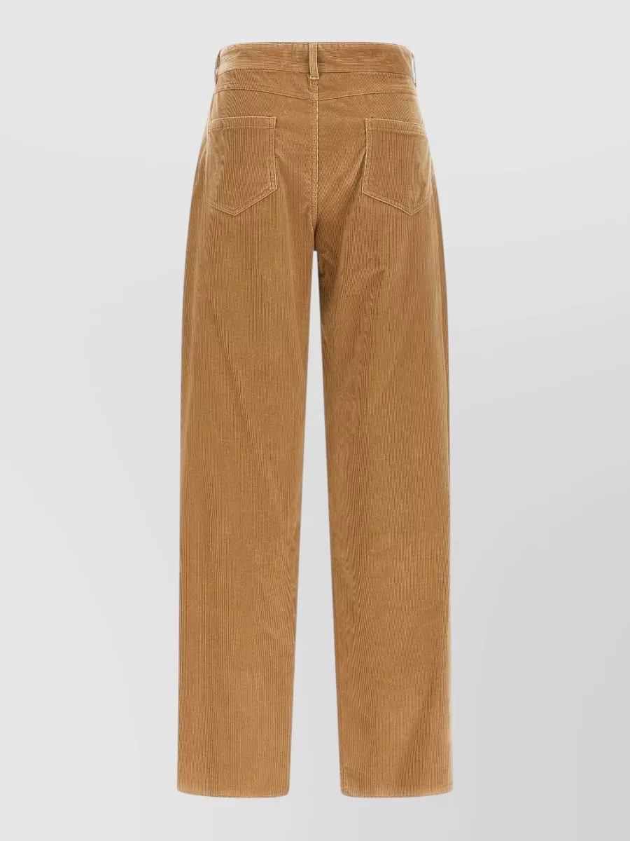 S Max Mara Corduroy Wide-Leg Straight-Leg Trousers