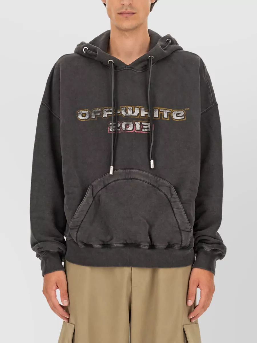 Off-White printed hoodie