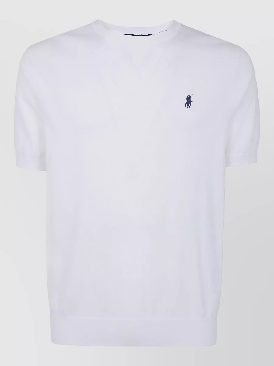 Polo Ralph Lauren Cotton Short Sleeve Knit Crew Neck T-Shirt