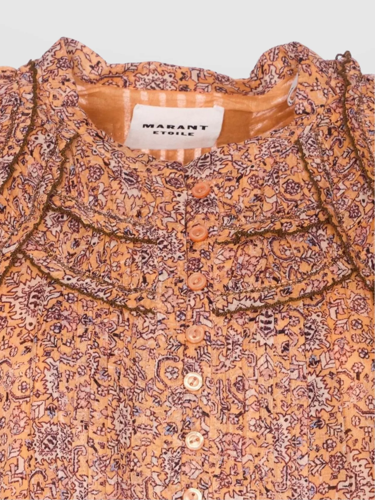 Isabel Marant Etoile Balloon Sleeve Floral Print Tiered Dress