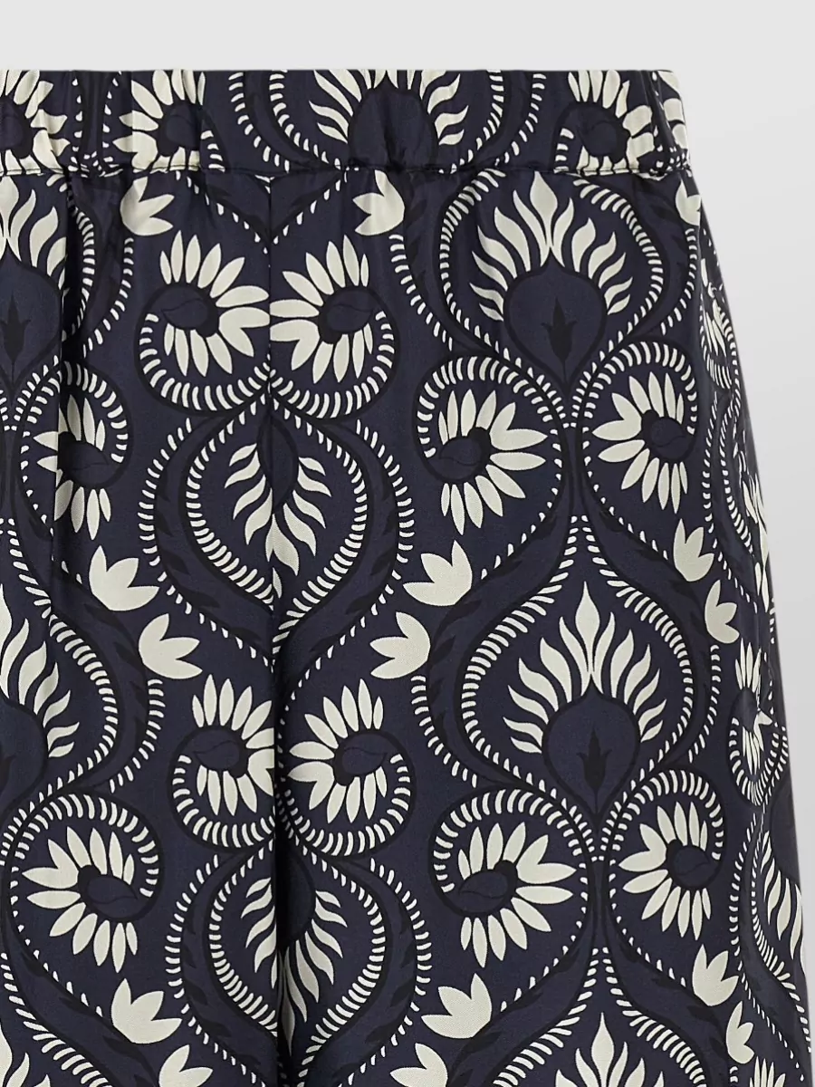 Weekend Max Mara Wkdottico Wide Leg Trousers All Over Print
