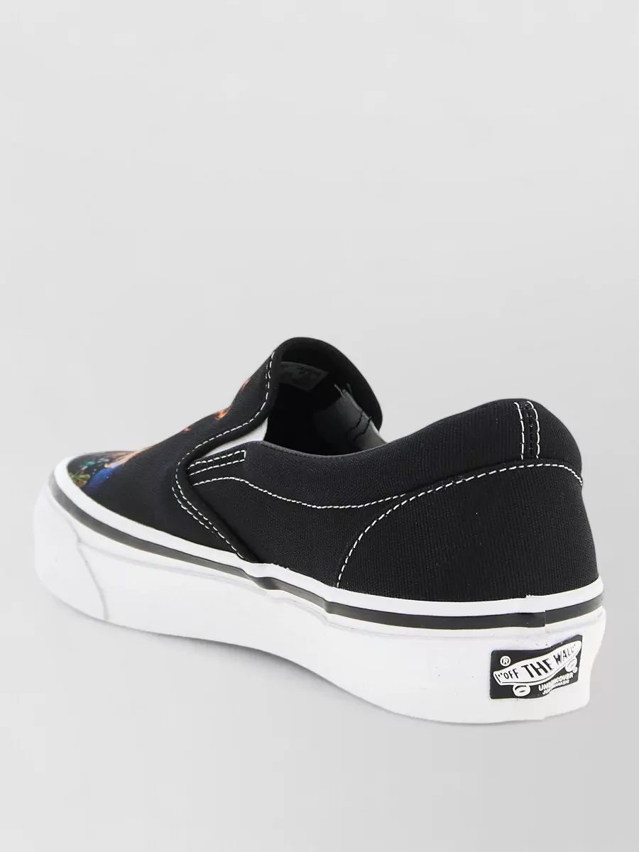 Vans Canvas Printed Slip-On Sneakers