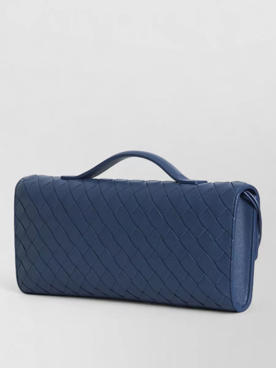 Bottega Veneta Andiamo Long Leather Clutch Bag