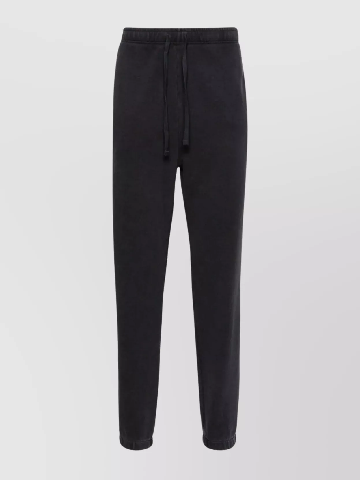 Shop Polo Ralph Lauren Elastic Cuffed Fleece Jogger Pants In Black
