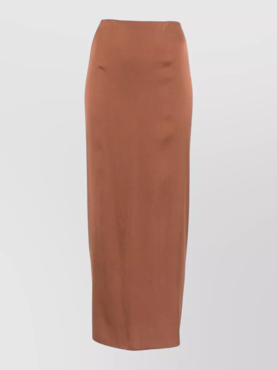 Silk95five French Tie Waist Midi Pencil Skirt