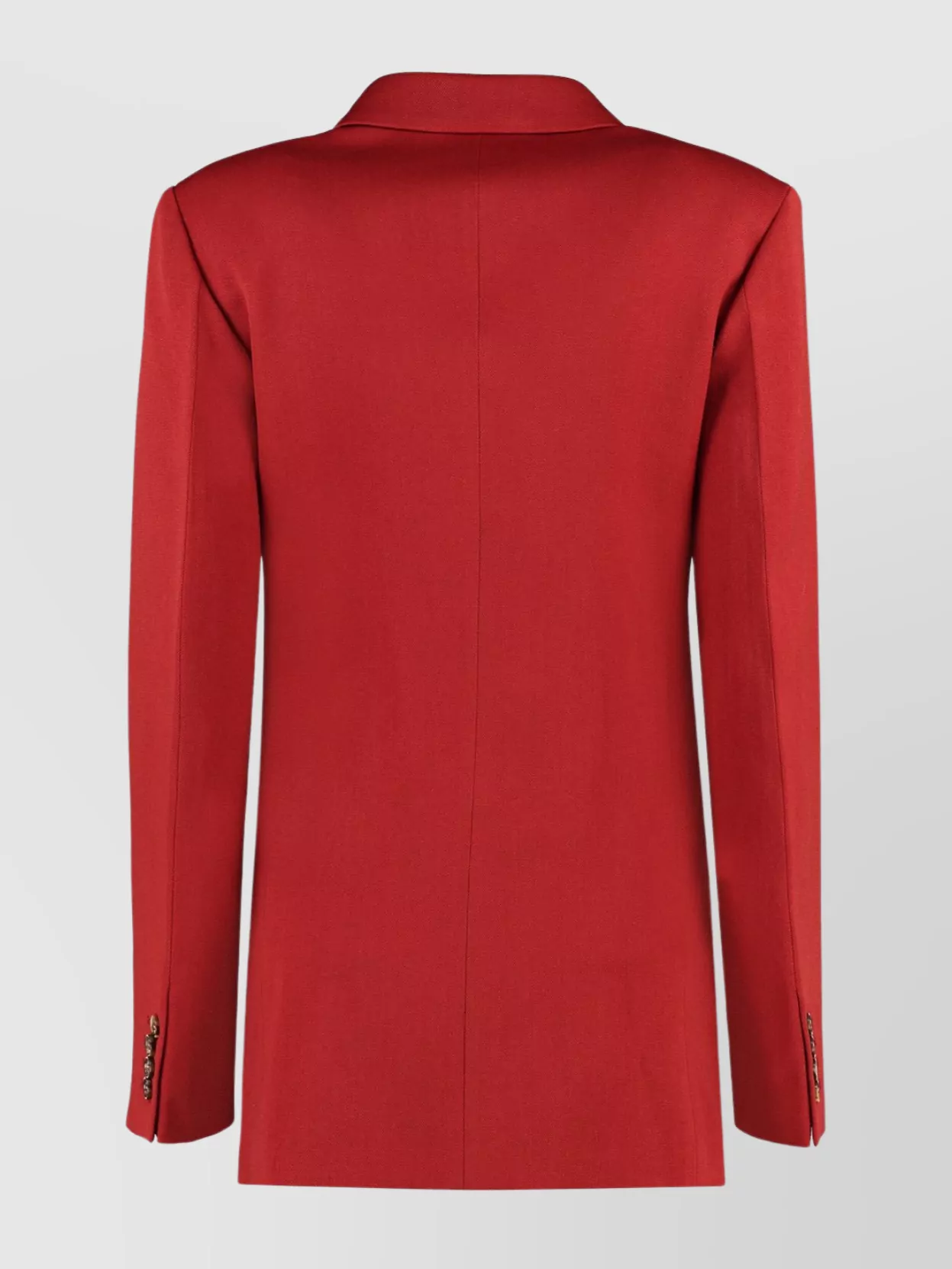 Shop Victoria Beckham Double-breasted Wool Blazer With Structured Shoulders