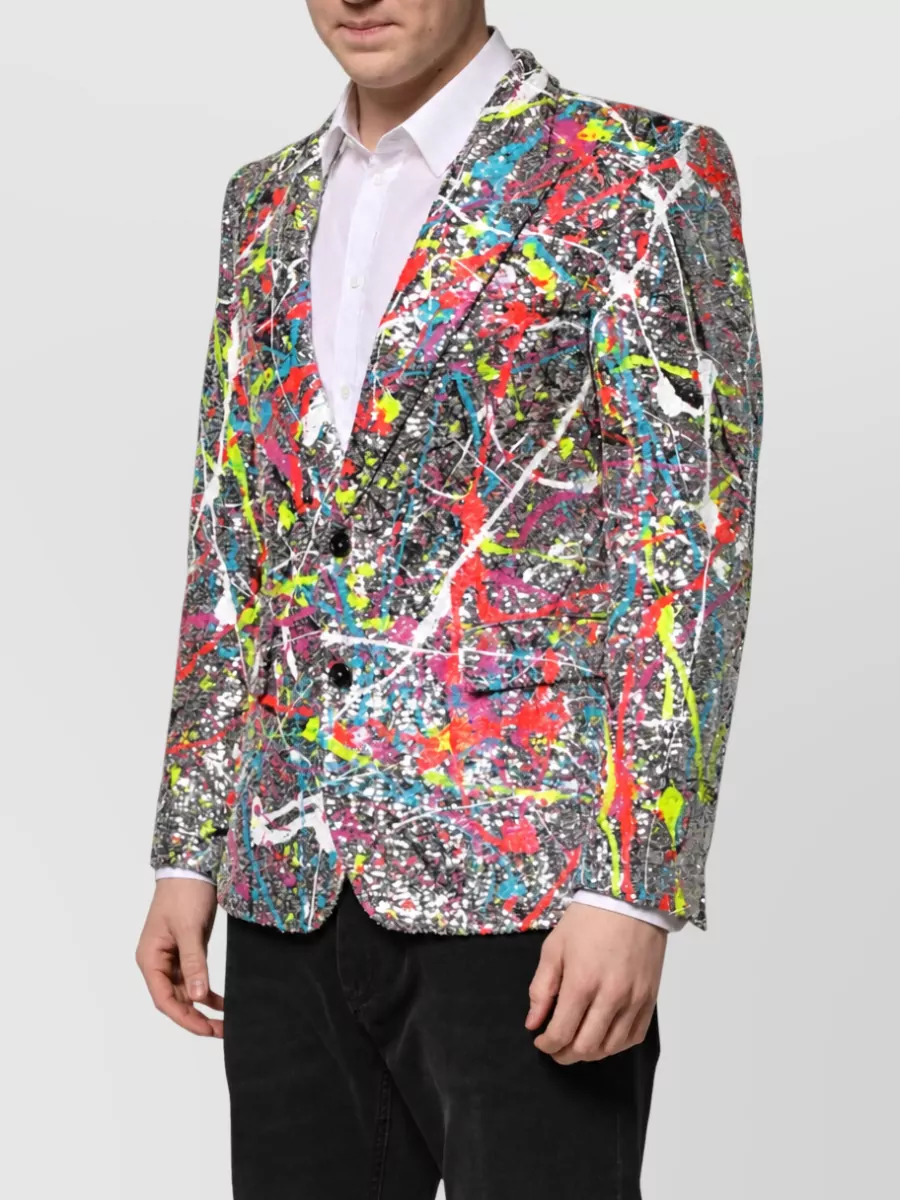 Dolce&Gabbana Silk Single-Breasted Blazer