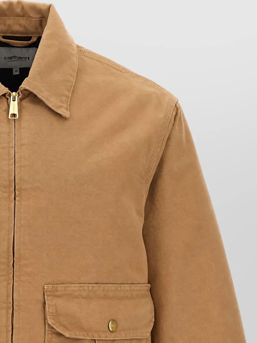 Carhartt Wip Cotton Quilted Single-Breasted Jacket