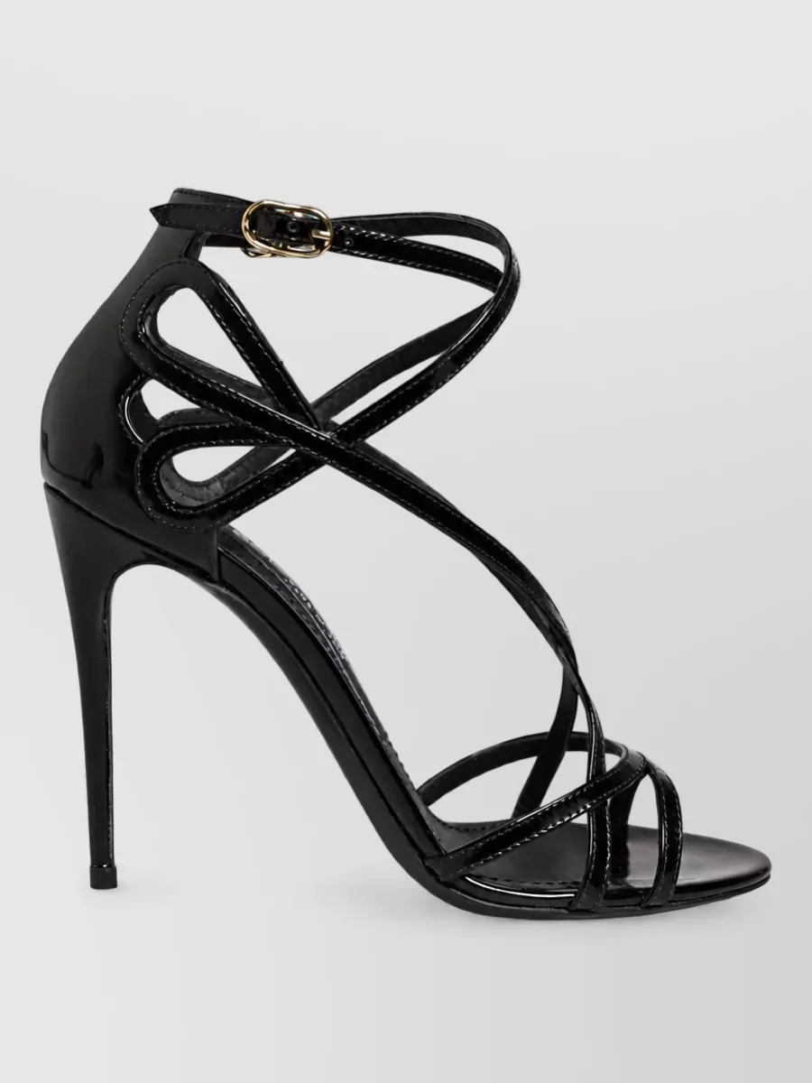 Dolce&Gabbana Leather Stiletto Heel Sandals