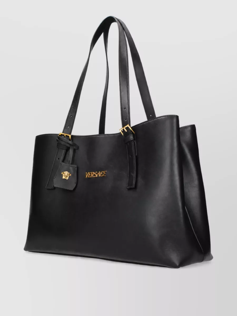 Versace Leather Tote Bag