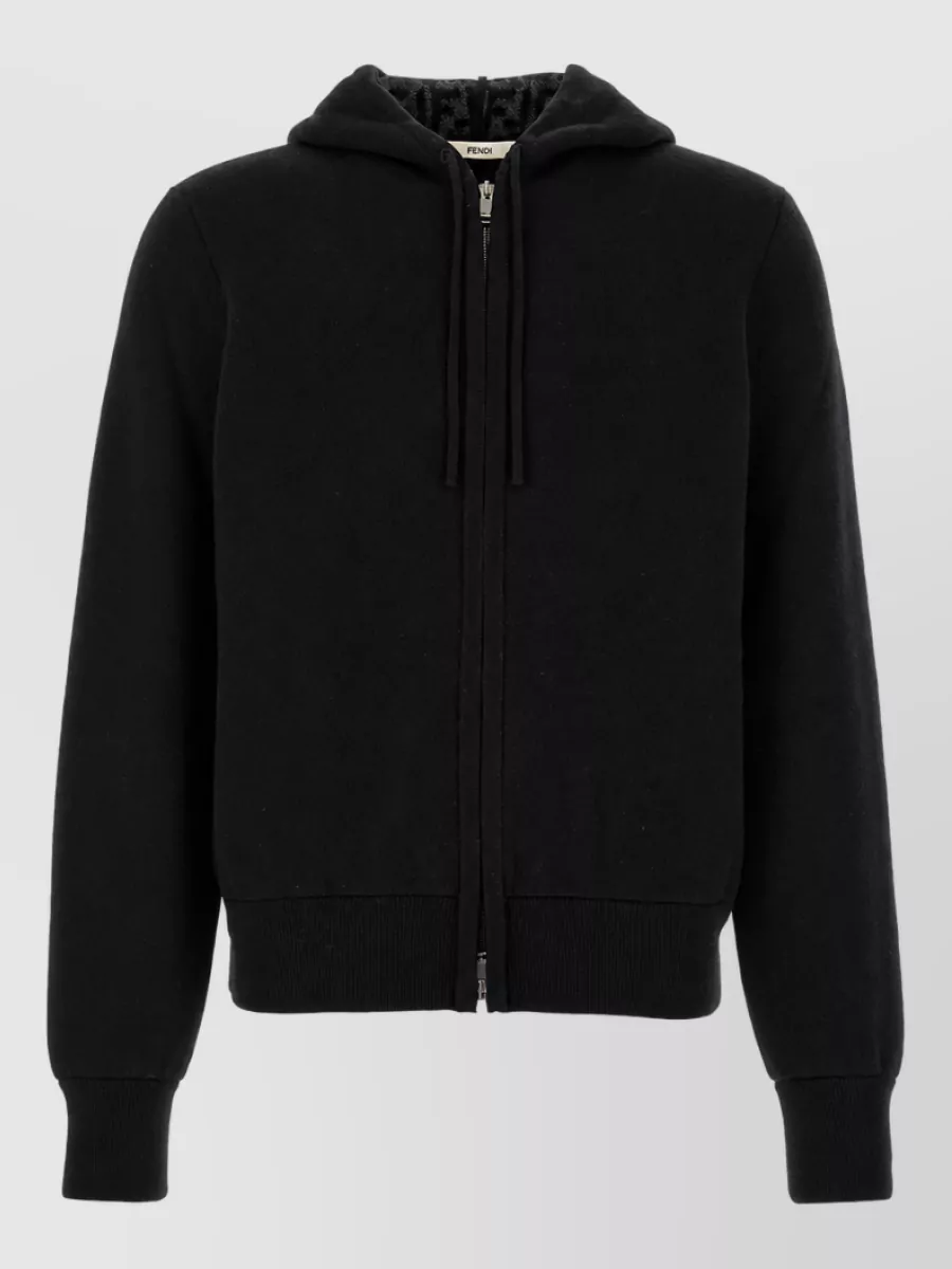 Fendi Cashmere hooded jacket