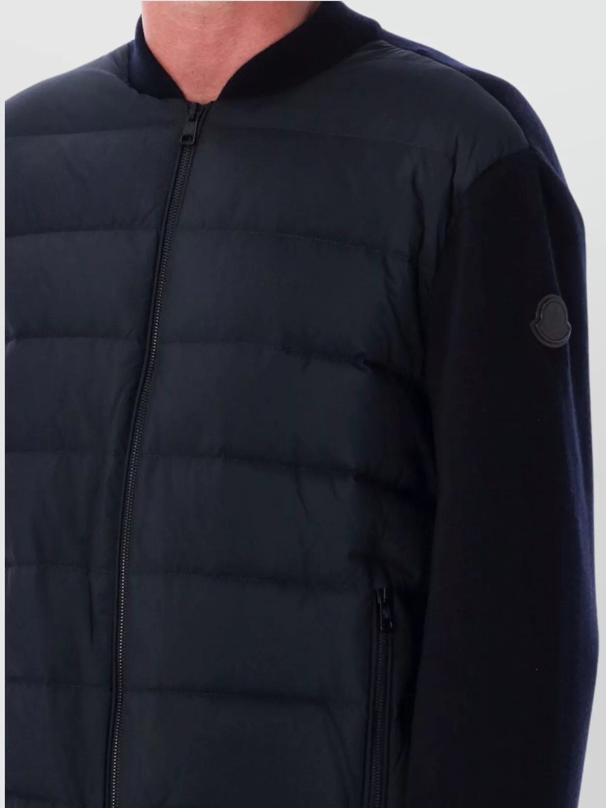 Moncler Quilted Front Cuffs Hem