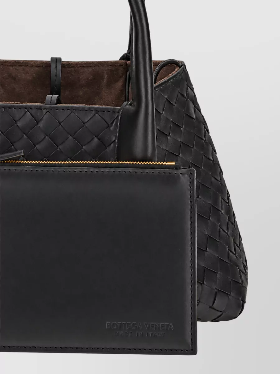 Bottega Veneta Pinacoteca Small Leather Tote Bag