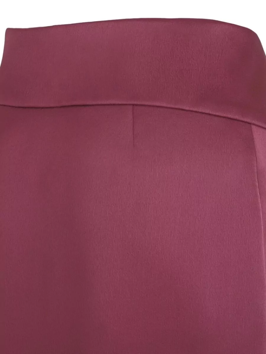 Genny High Waist Long Wrap Skirt With Bow