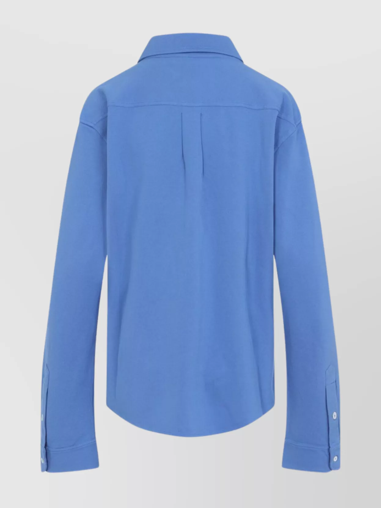 Miu Miu Pointed Collar Cotton Piquet Shirt