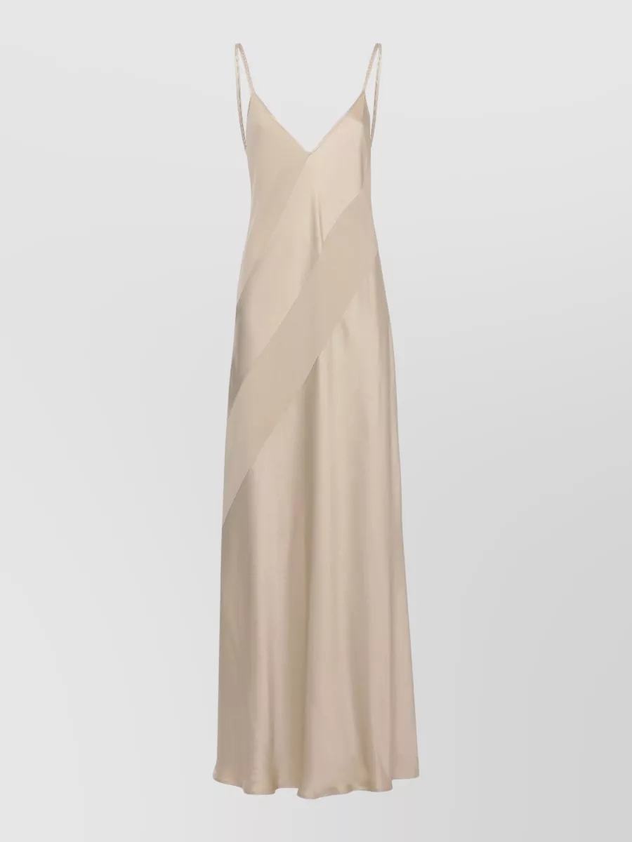 Antonelli Firenze V-Neck Sleeveless Flared-Hem Knee-Length Dress