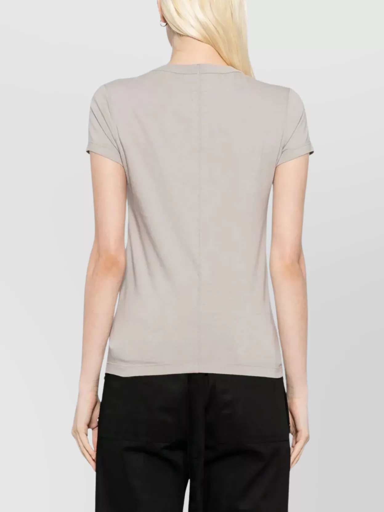 Rick Owens Cropped Level T-Shirt Short Sleeves