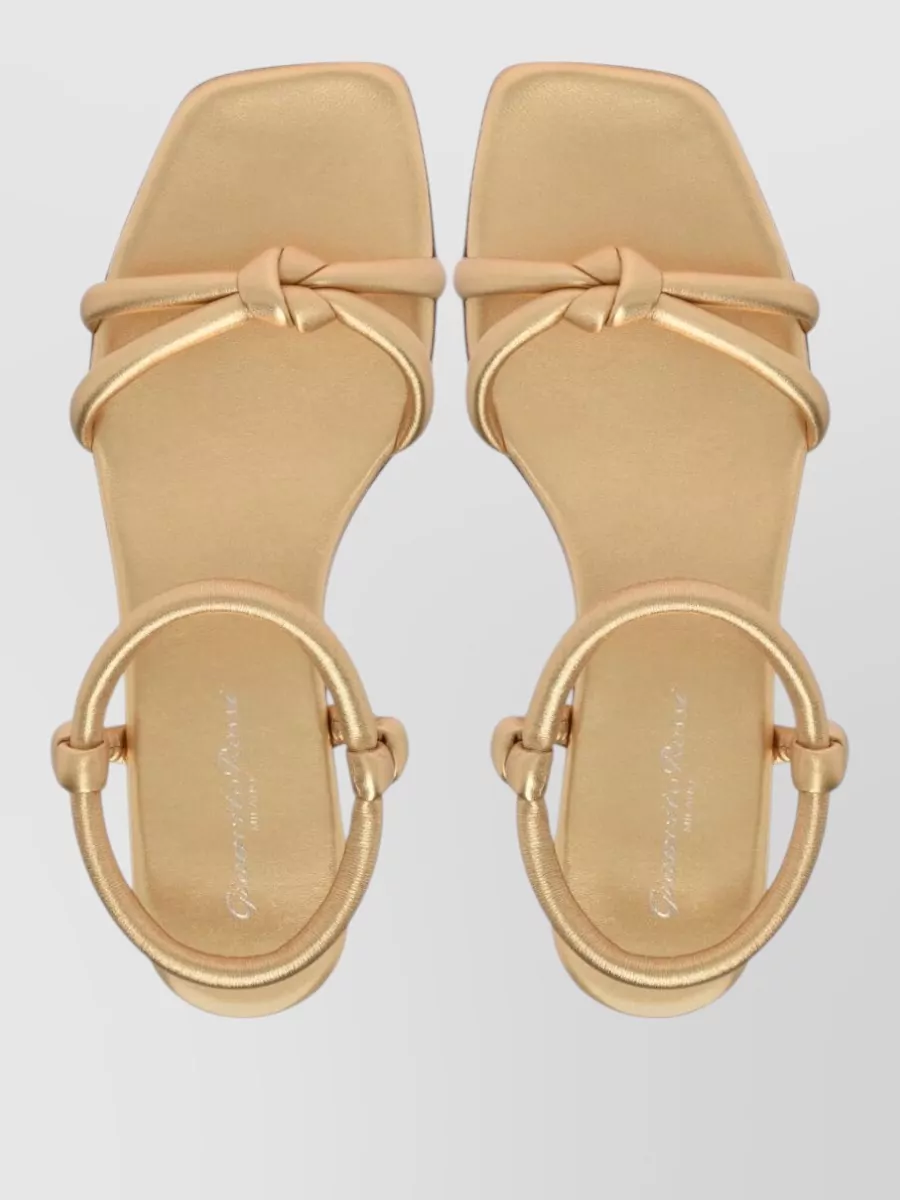 Gianvito Rossi Silk Lace Sandals