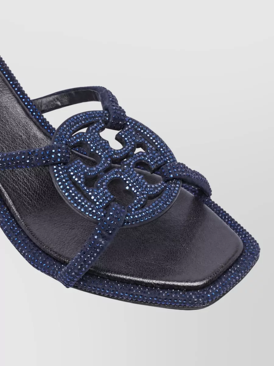 Tory Burch Leather Low Heel Sandals