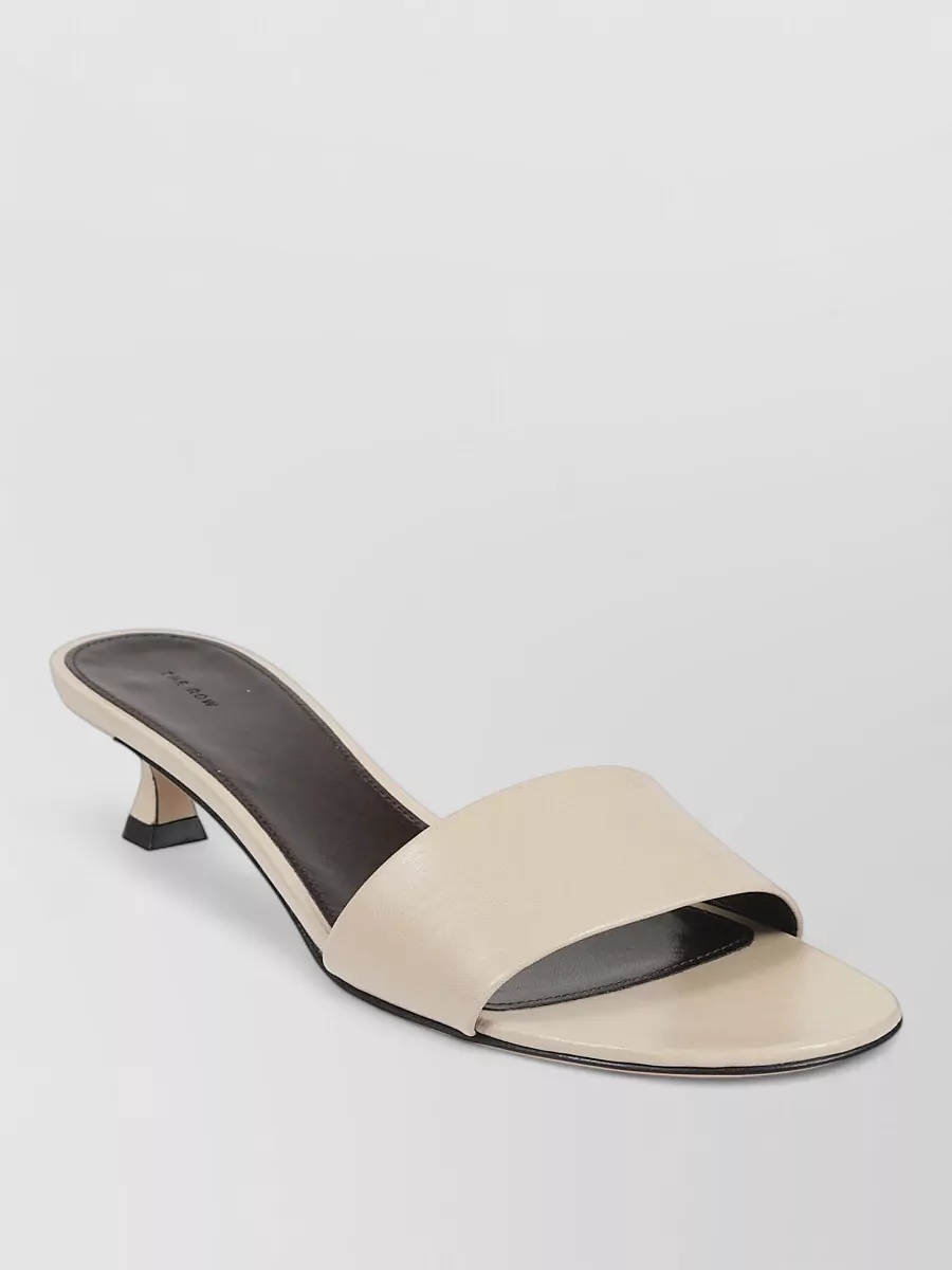 The Row leather mules