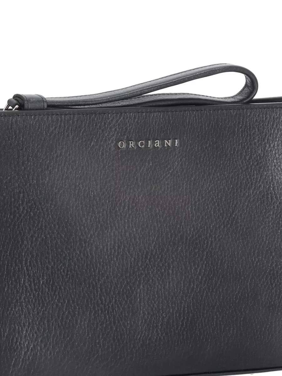 Orciani Leather Clutch Bag