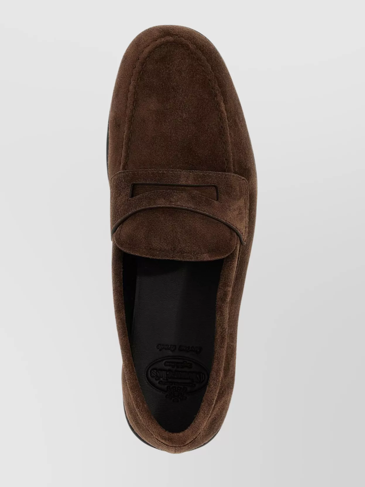 Church's Round-Toe Suede Loafers With Penny Strap