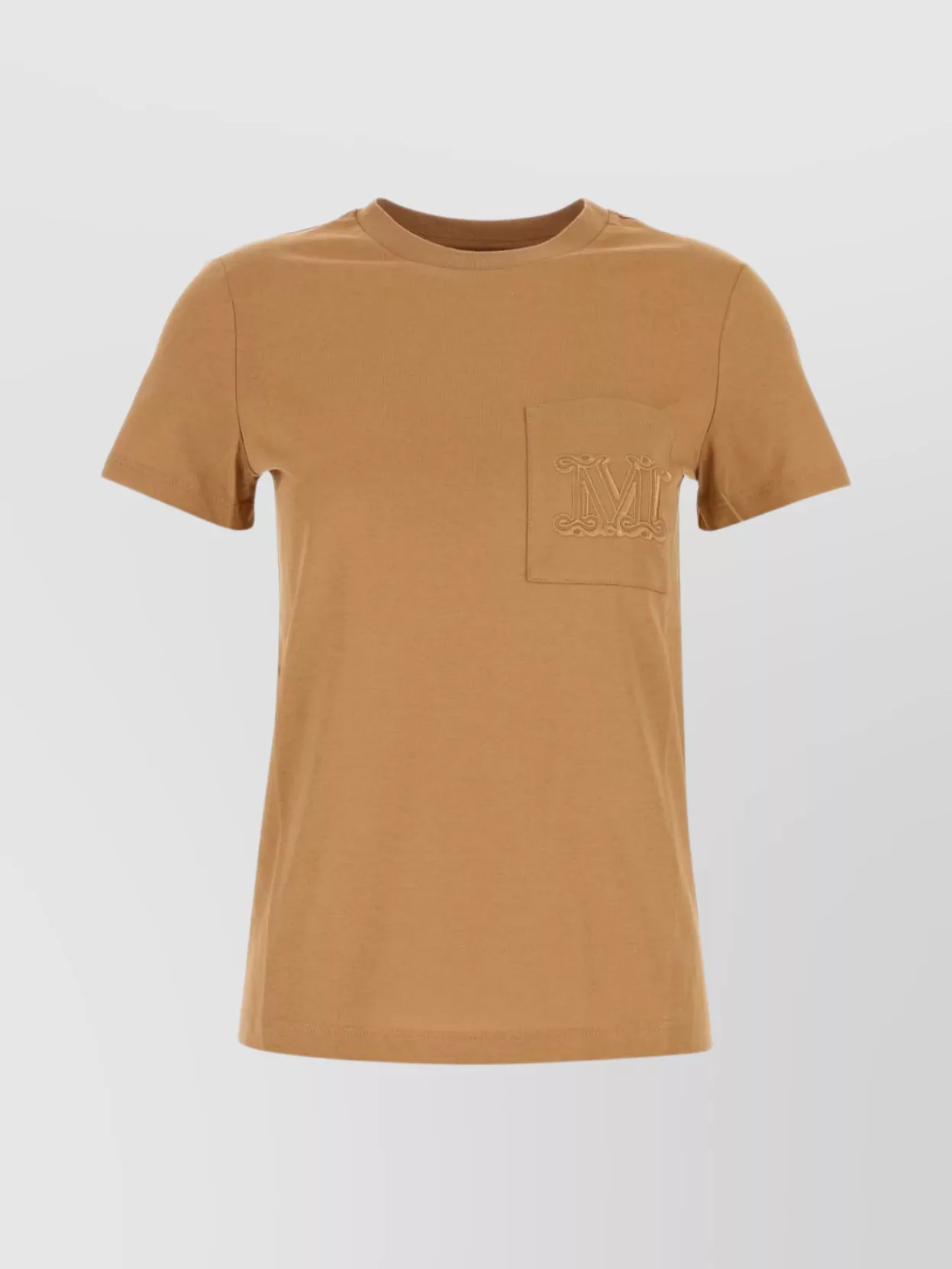 Max Mara Papaia Cotton T-shirt Embroidered Detail