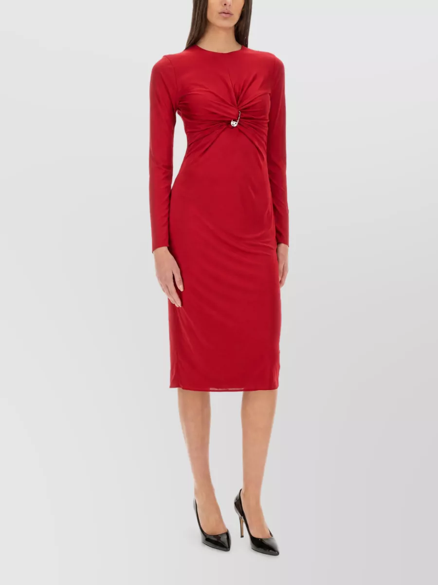 Versace Viscose Midi Dress