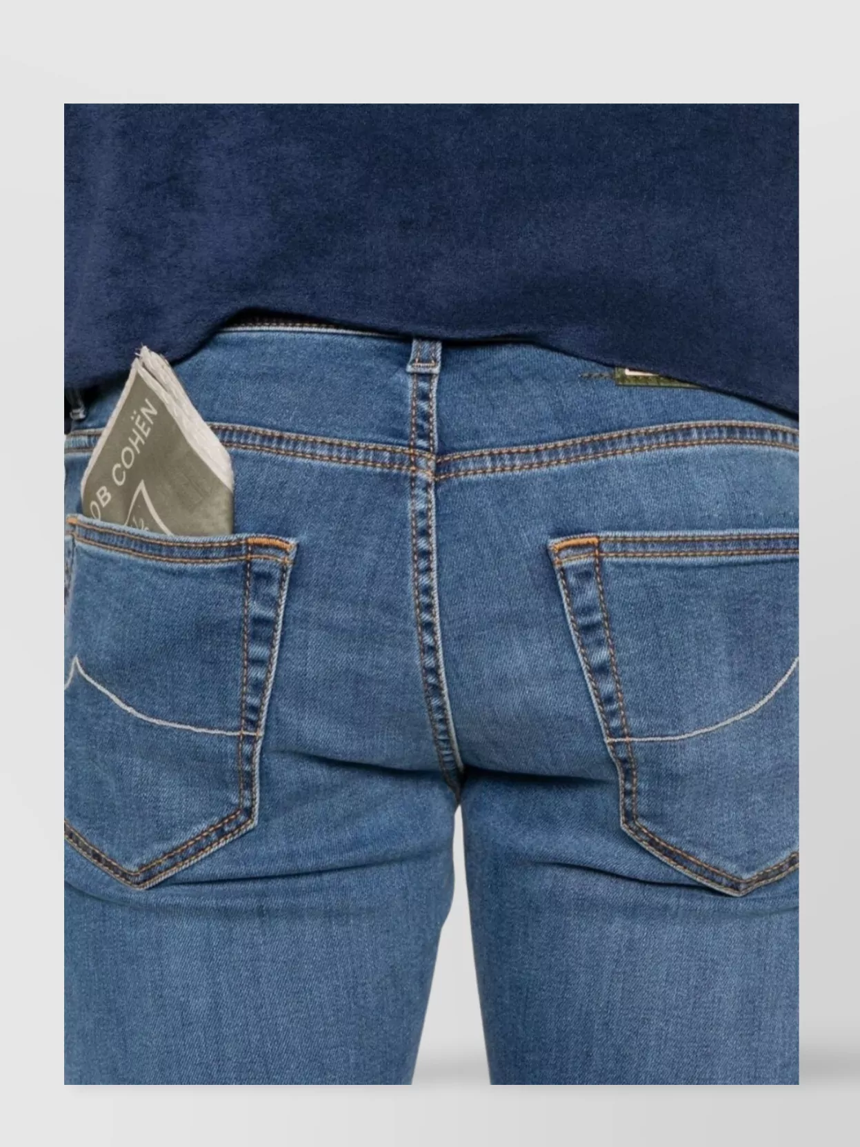 Jacob Cohen Straight Trousers Belt Loops
