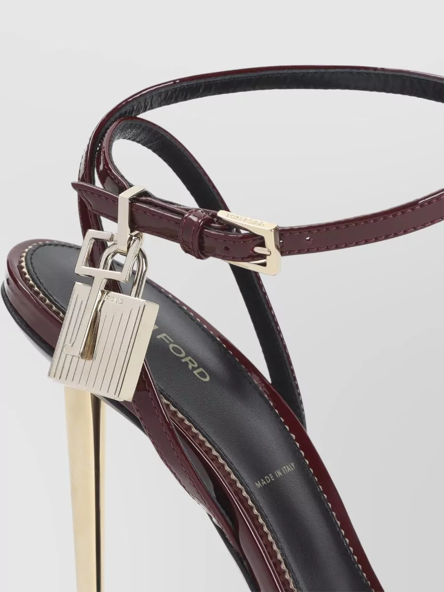 Tom Ford Leather Pointed-Toe Sandals