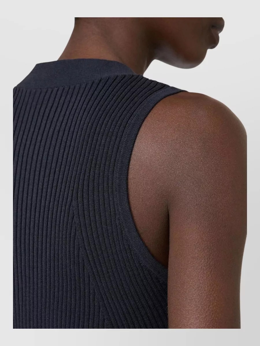 Max Mara Ribbed V-Neck Vest